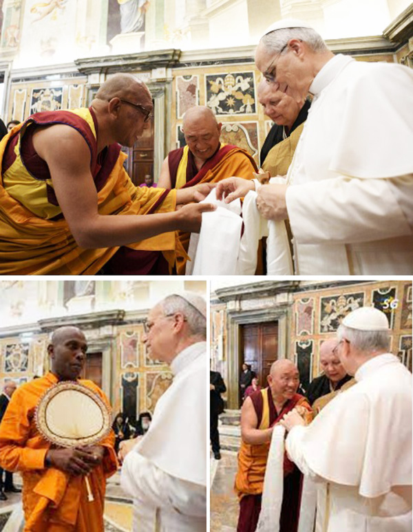 Leo XIV with Buddhists 2